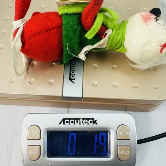 Annalee 7" Merry Christmas Caroller White Mouse Closed Mouth Sheet Music 1970 - Picture 12 of 12